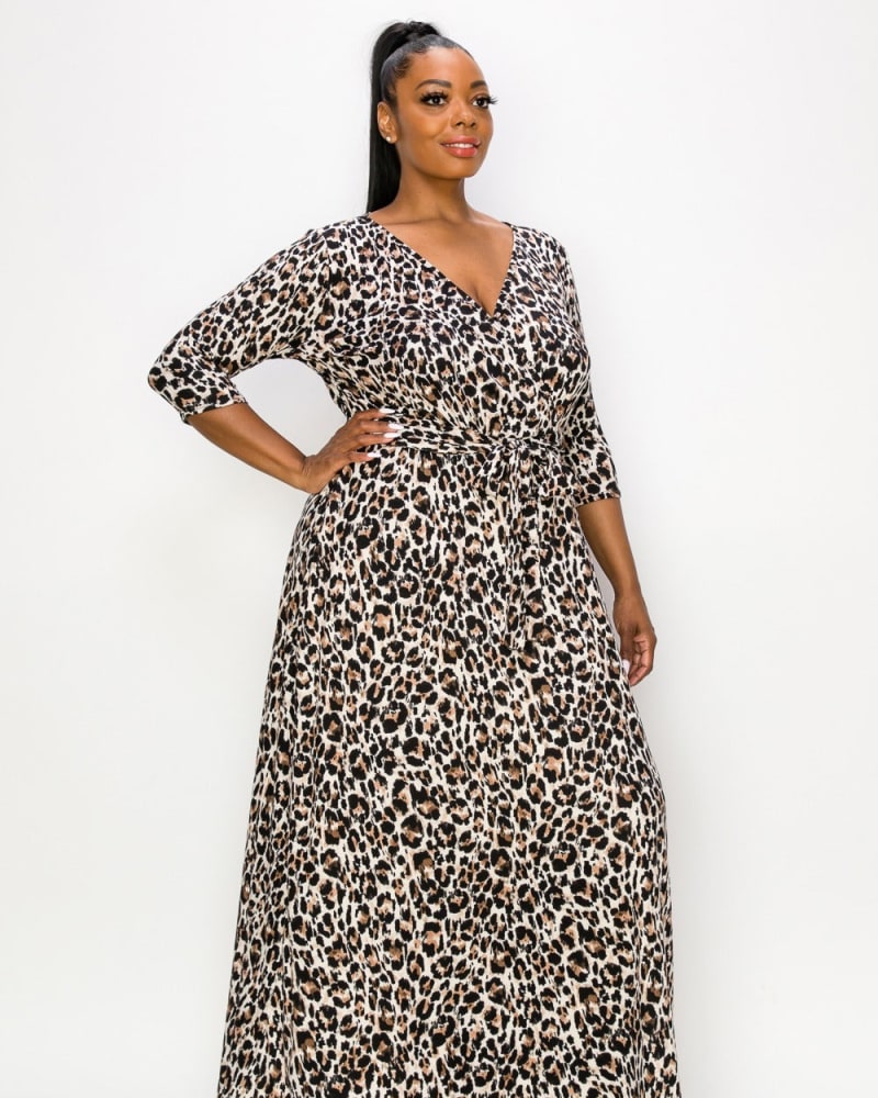 Cheetah print dress formal hotsell